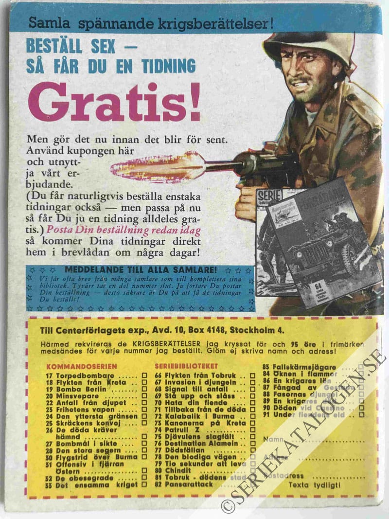 Baksida på Flottans vingar (1964)