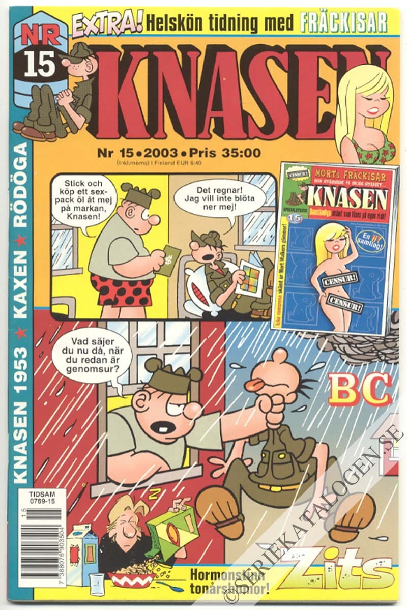 Framsida på Knasen #15 (2003)