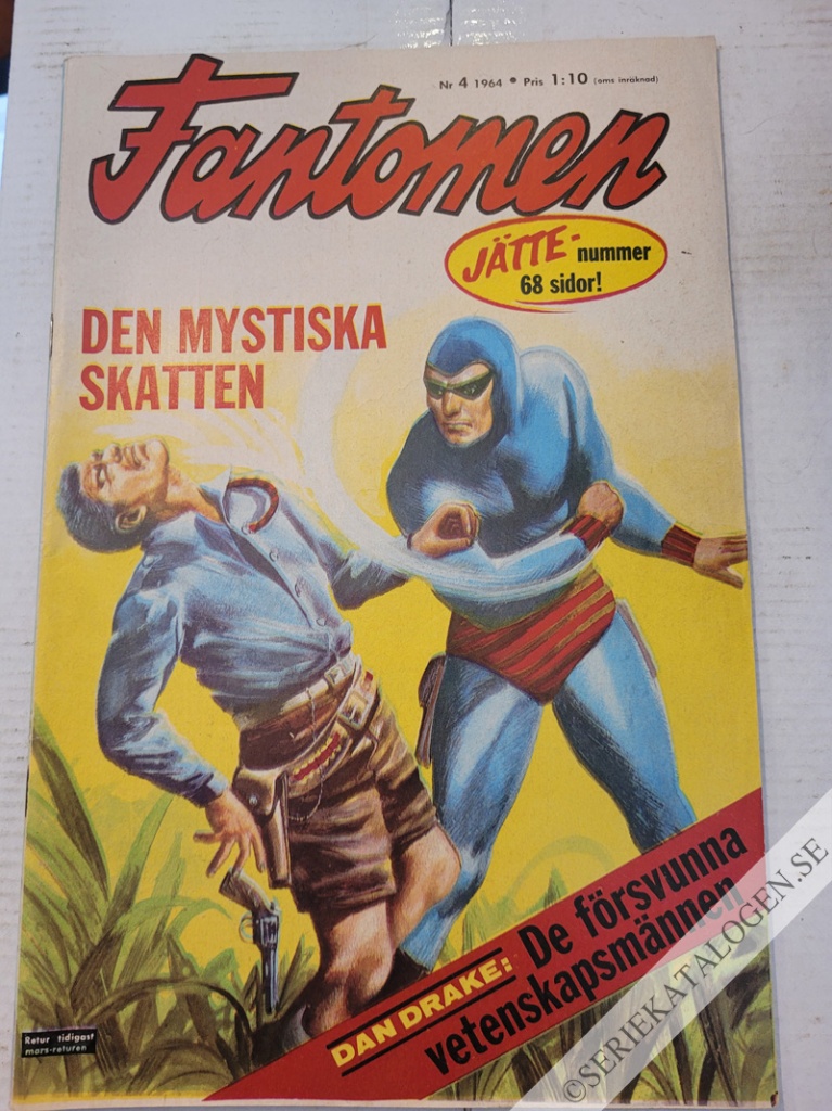 Framsida på Fantomen #4 (1964)