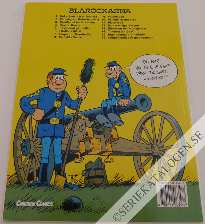 Baksida på Loppor, guld och galenpannor (1992)