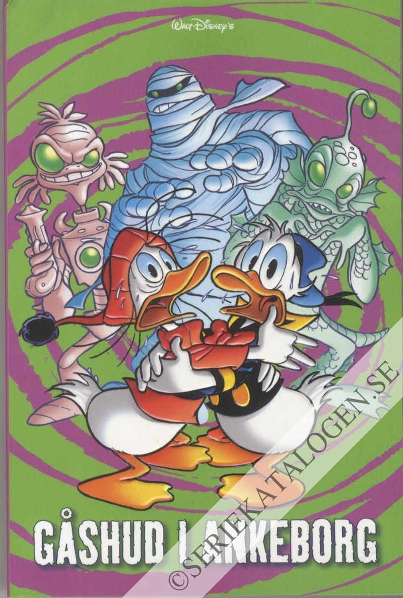 Framsida på Kalle Ankas pocket special Gåshud i Ankeborg (2023)