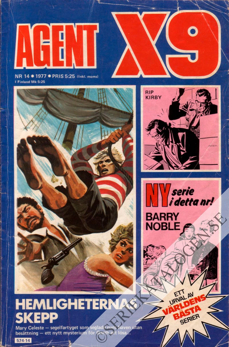 Framsida på Agent X9 #14 (1977)
