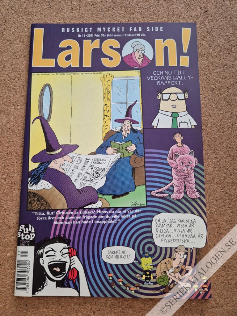 Framsida på Larson! #11 (2001)