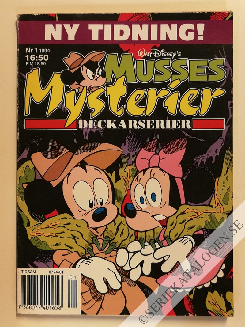 Framsida på Musses mysterier #1 (1994)