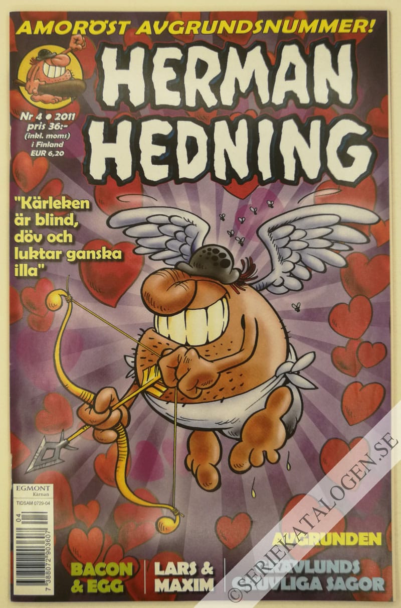 Framsida på Herman Hedning #4 (2011)