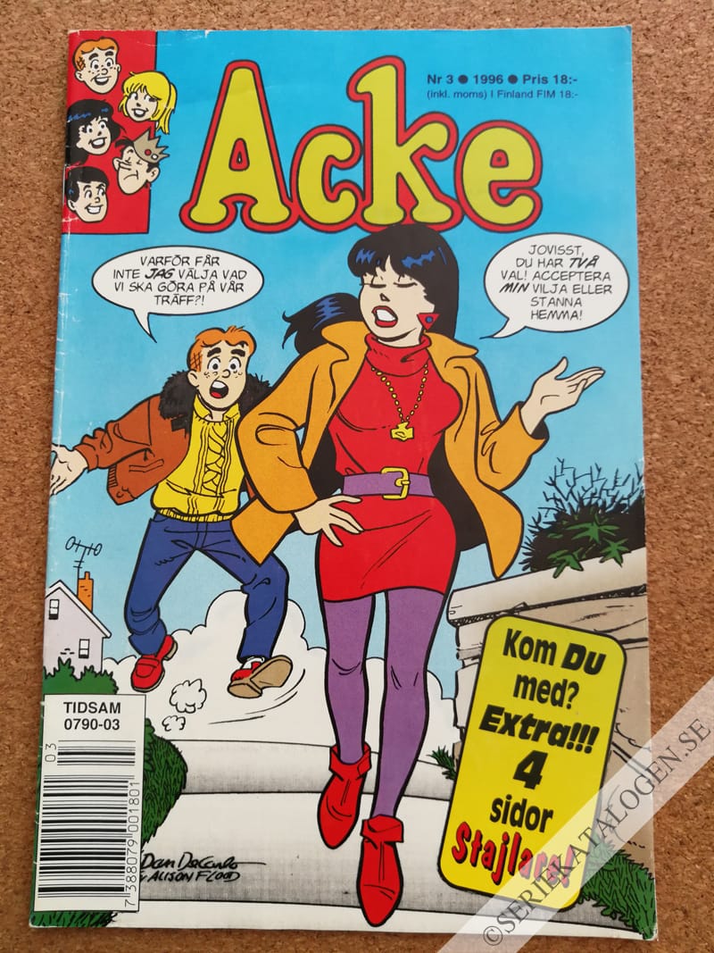 Framsida på Acke #3 (1996)