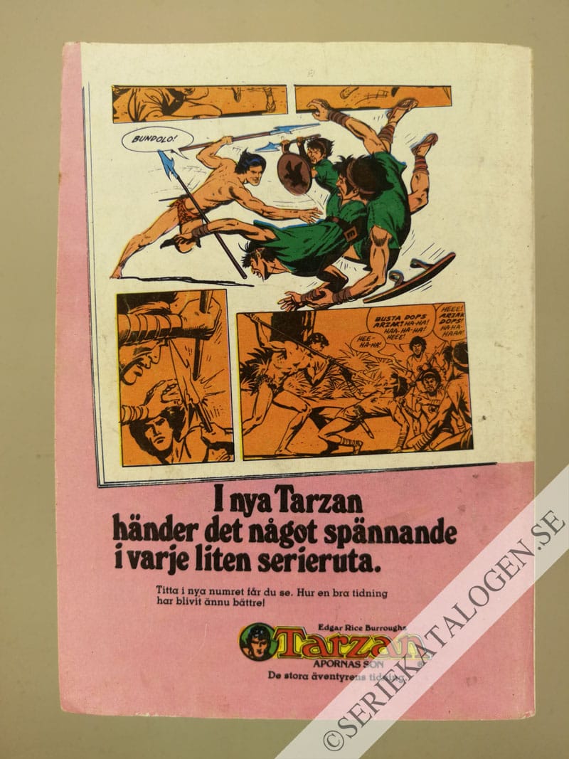 Baksida på Ökenuppdraget (1983)