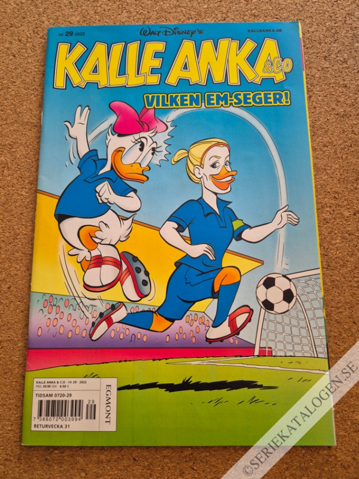 Framsida på Kalle Anka & C:o #29 (2022)