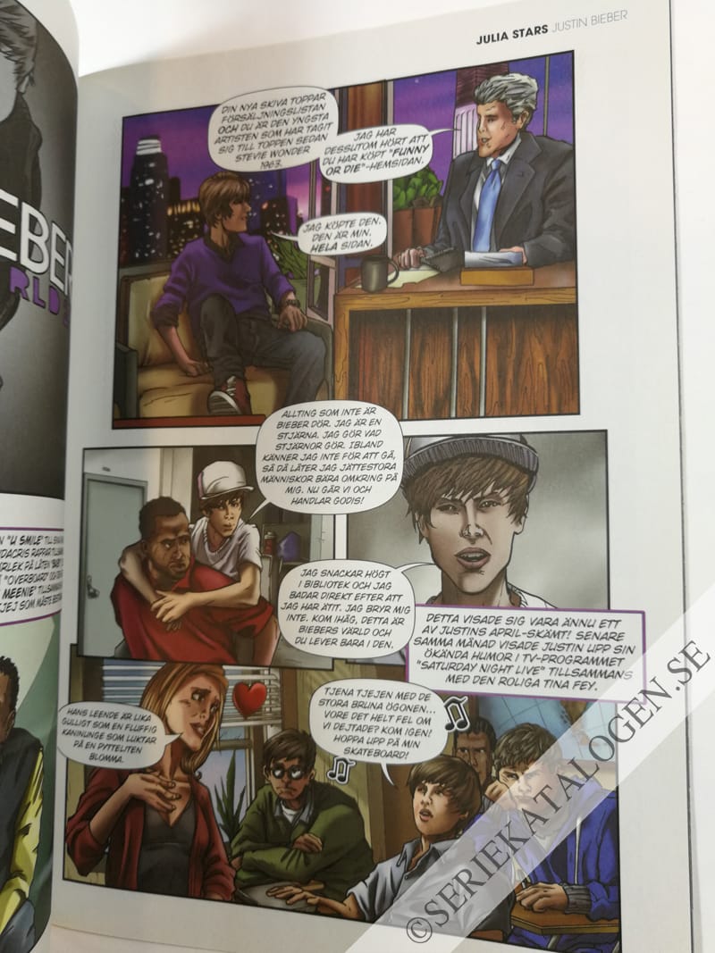 Exempel på Justin Bieber (2013)