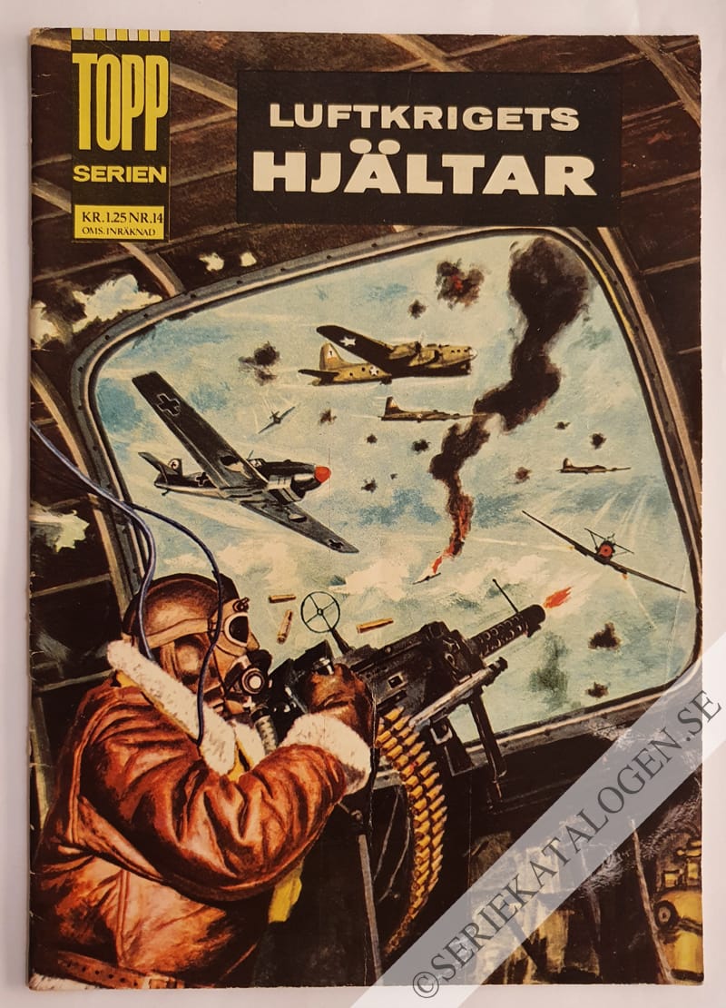 Framsida på Toppserien Luftkrigets hjältar (1965)