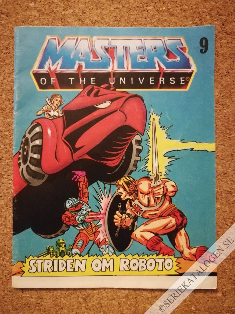 Framsida på Masters of the universe Striden om Roboto (1984)