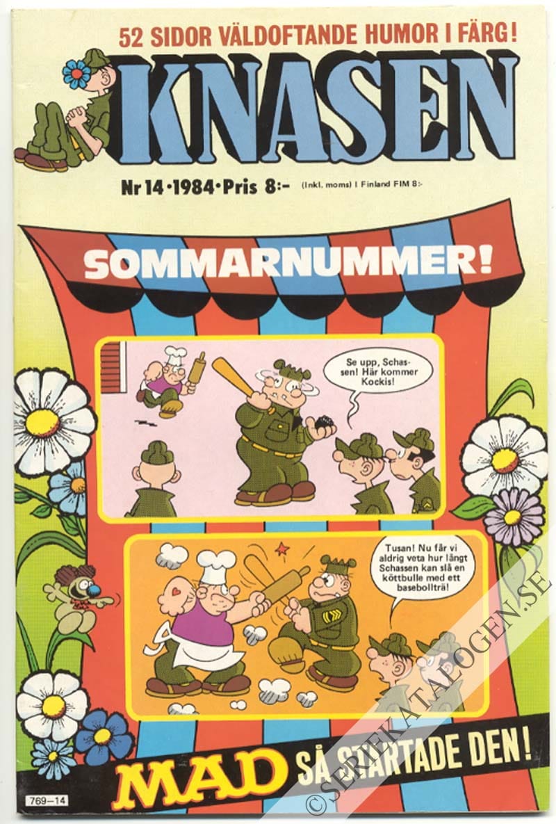 Framsida på Knasen #14 (1984)