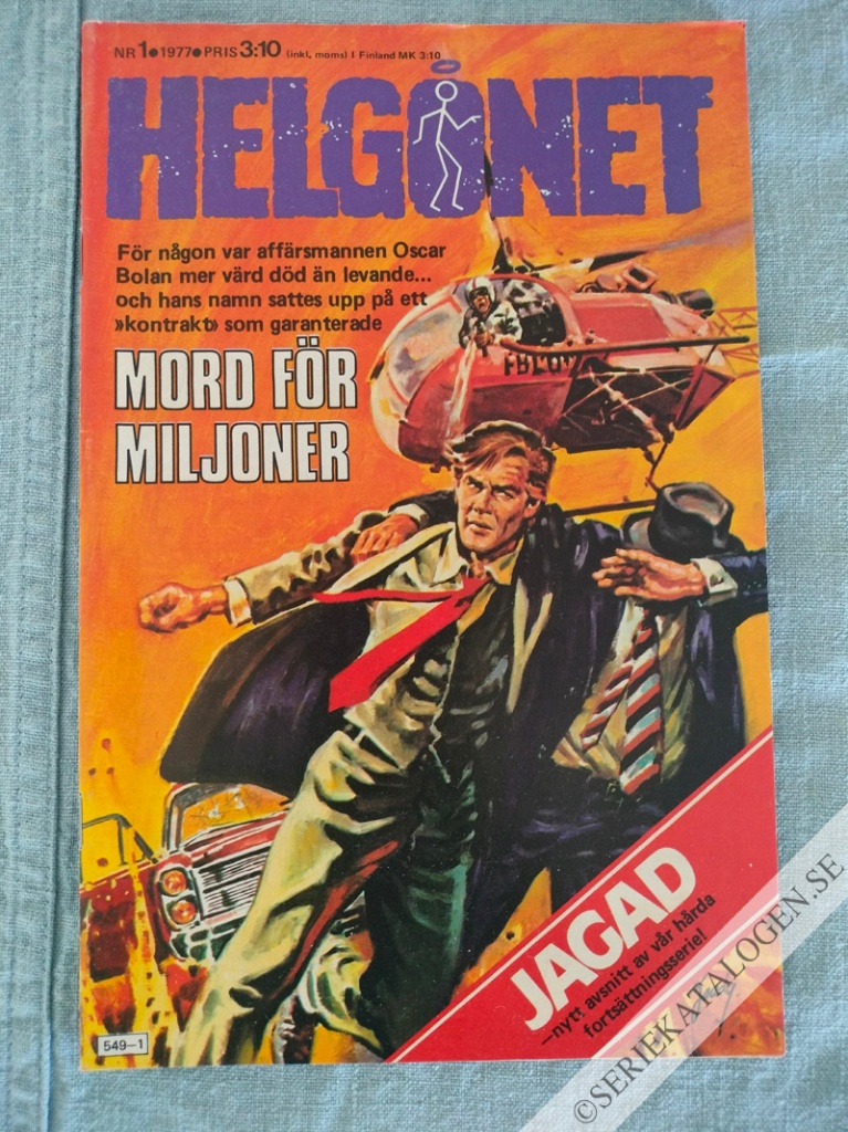 Framsida på Helgonet #1 (1977)