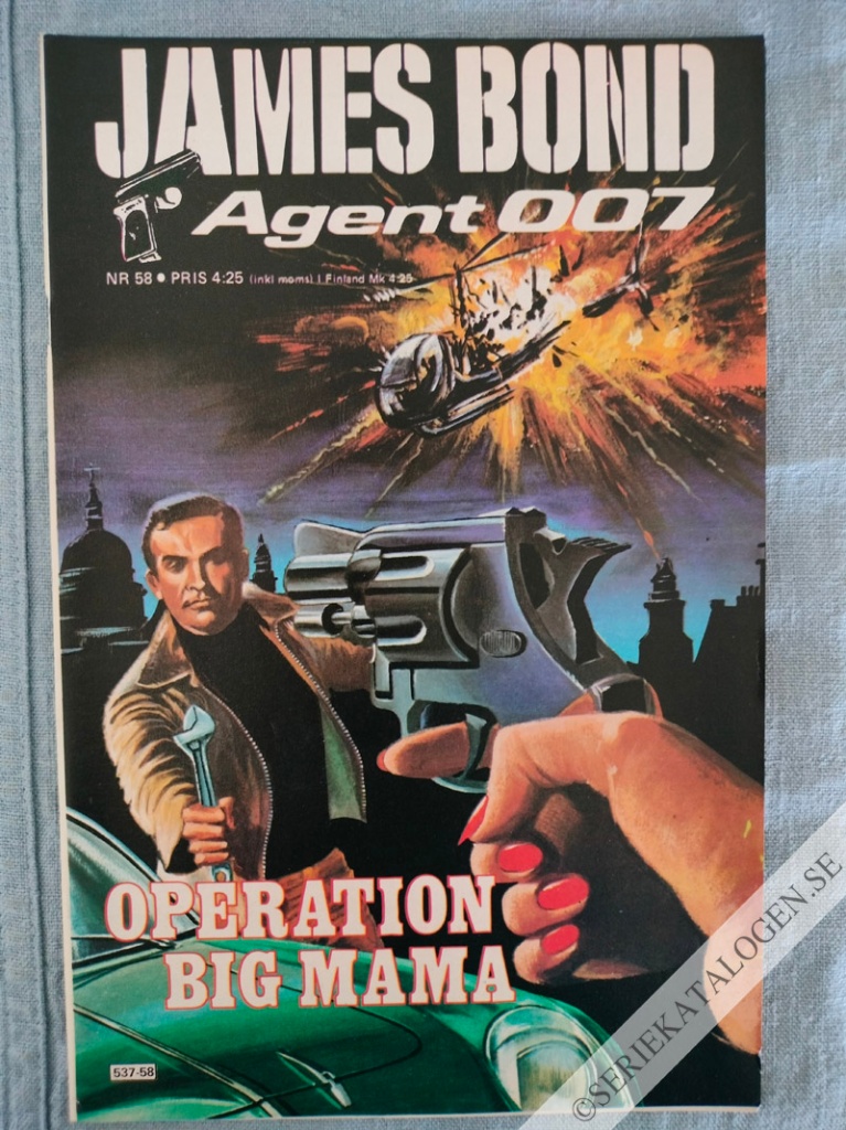 Framsida på James Bond agent 007 #58 (1979)