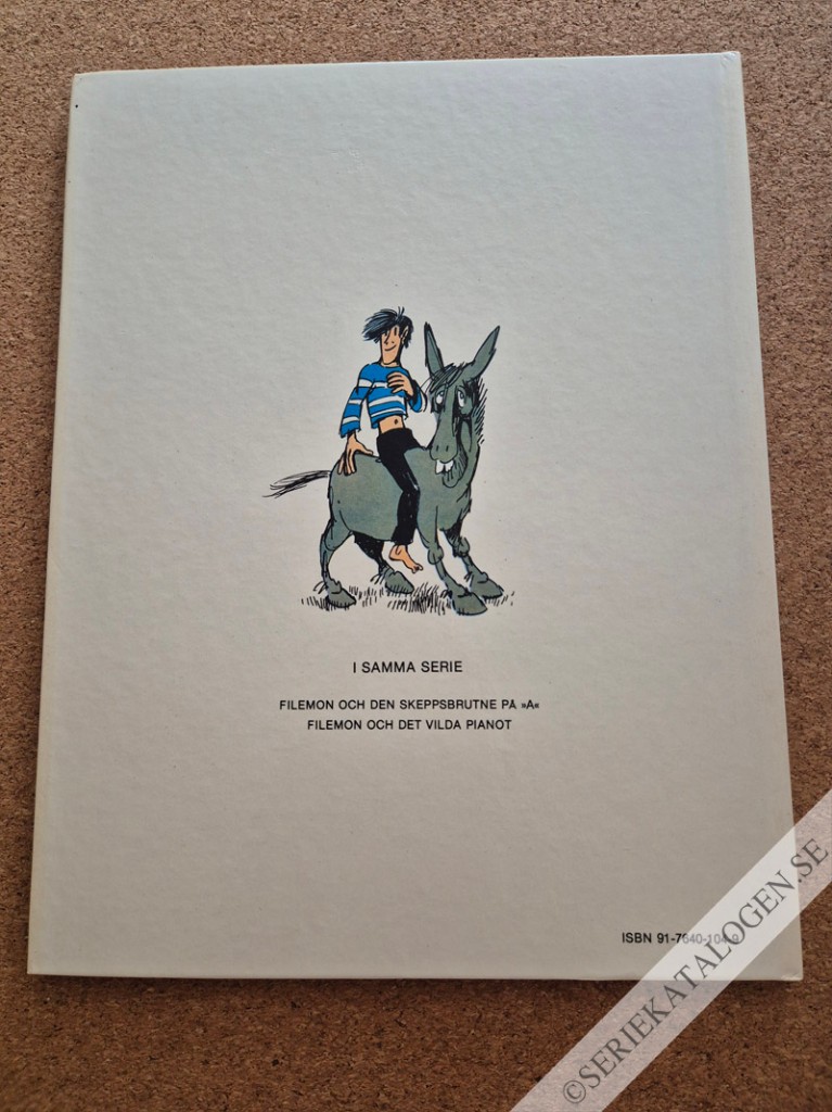 Baksida på Filemon på konstaplarnas ö (1980)