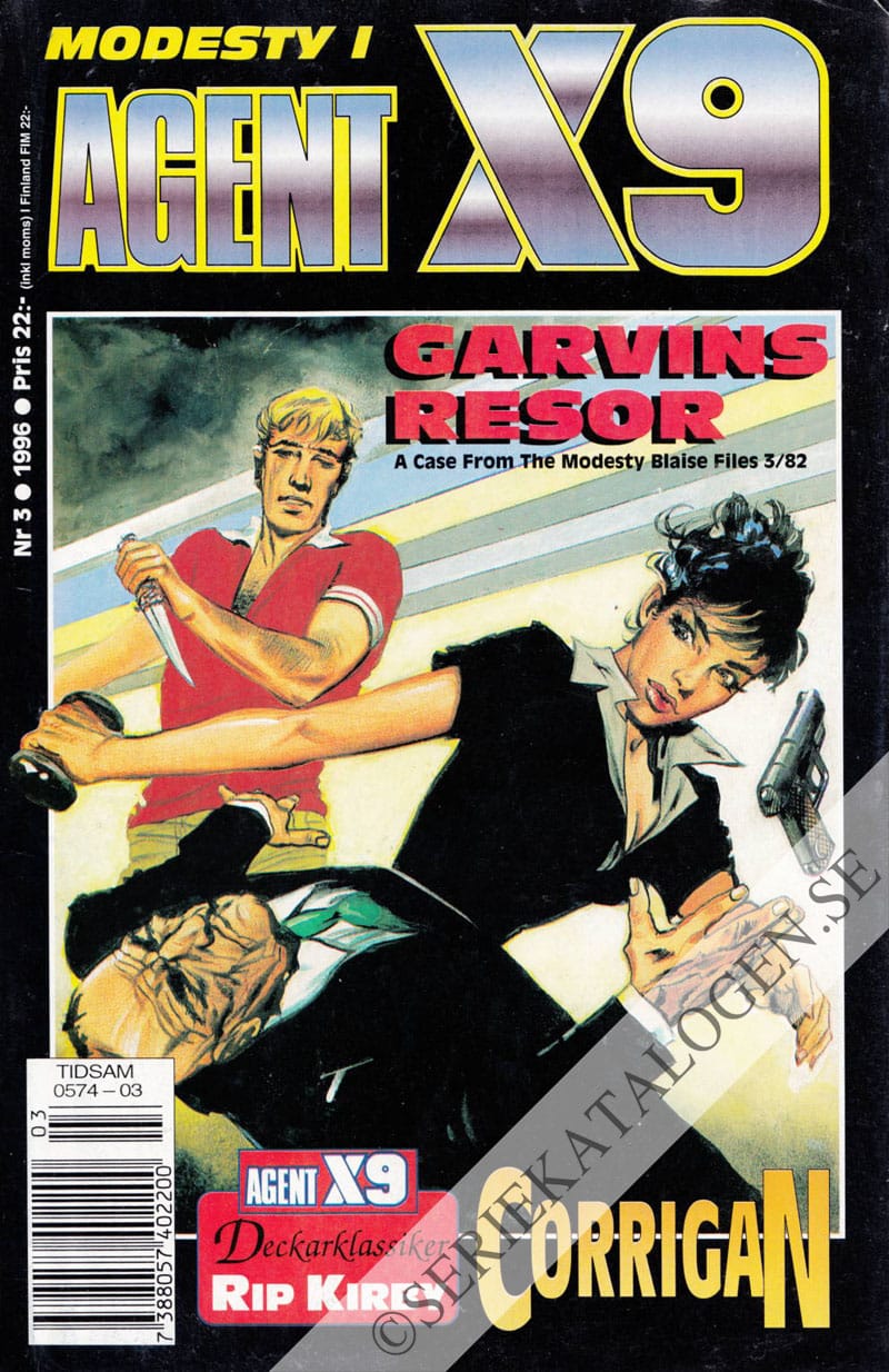 Framsida på Agent X9 #3 (1996)