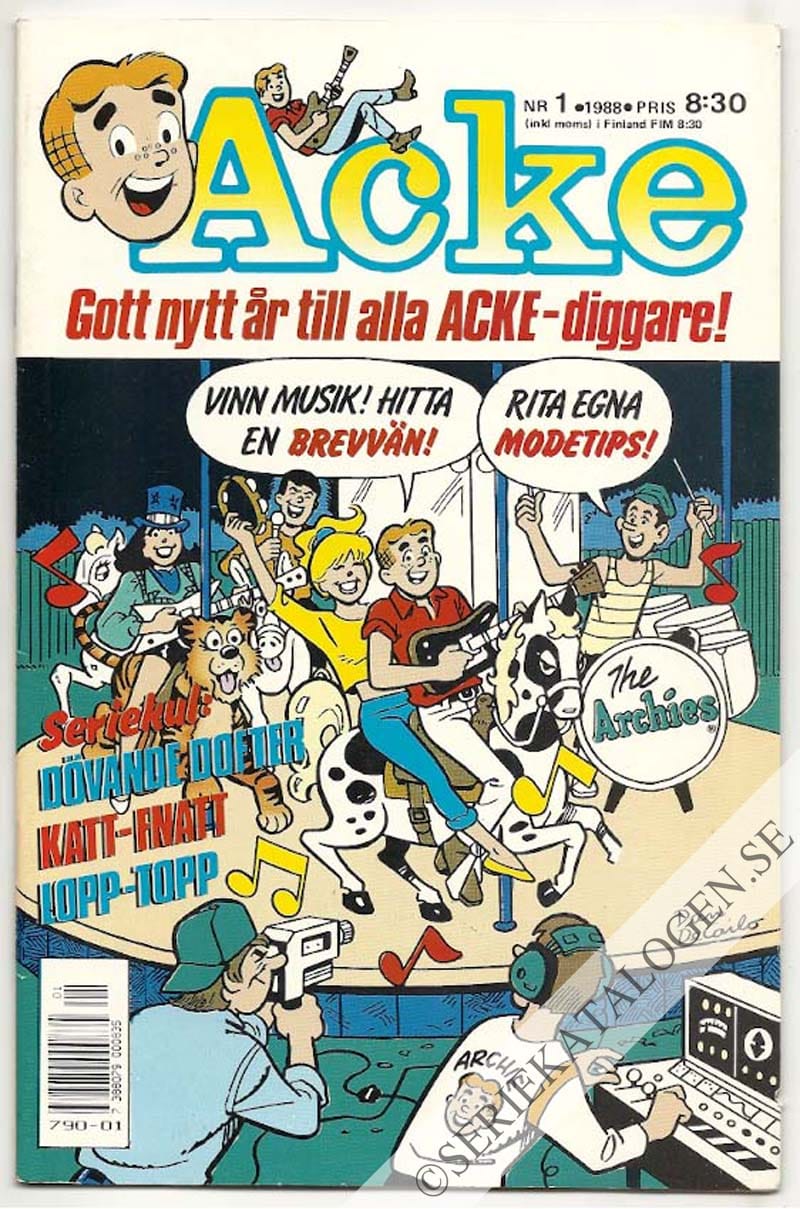 Framsida på Acke #1 (1988)