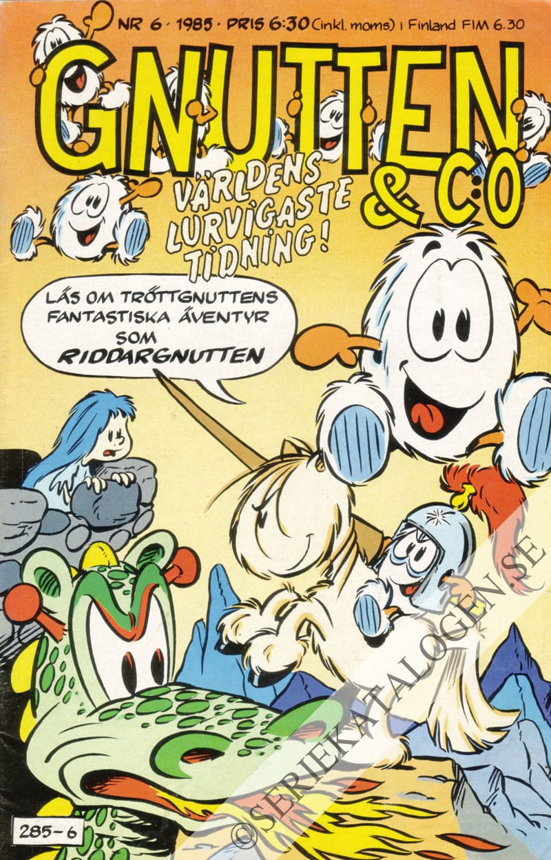 Framsida på Gnutten & C:o #6 (1985)