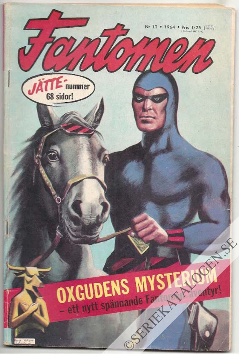Framsida på Fantomen #12 (1964)