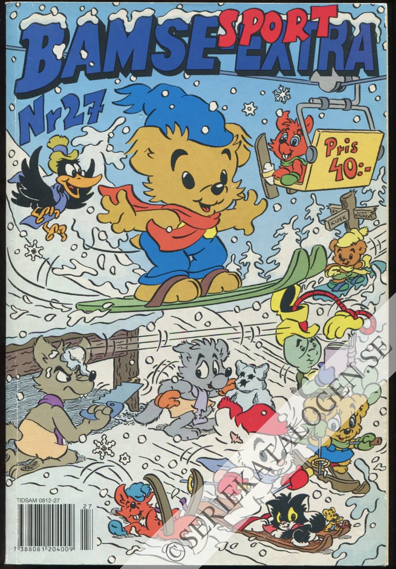 Framsida på Bamse-extra Bamse Sport-extra (2004)