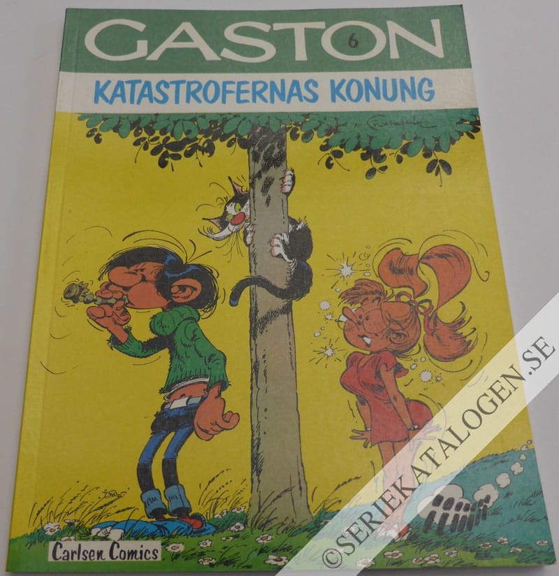 Framsida på Gaston Katastrofernas konung (1979)