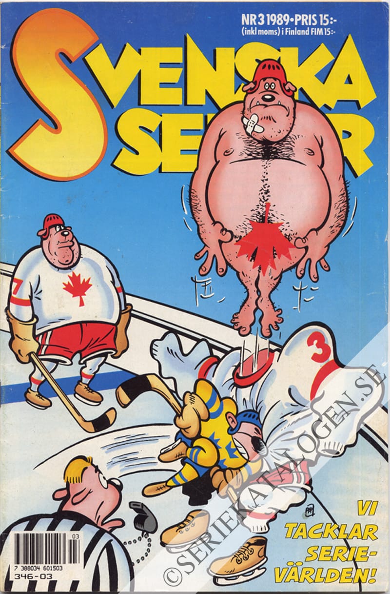 Framsida på Svenska serier #3 (1989)