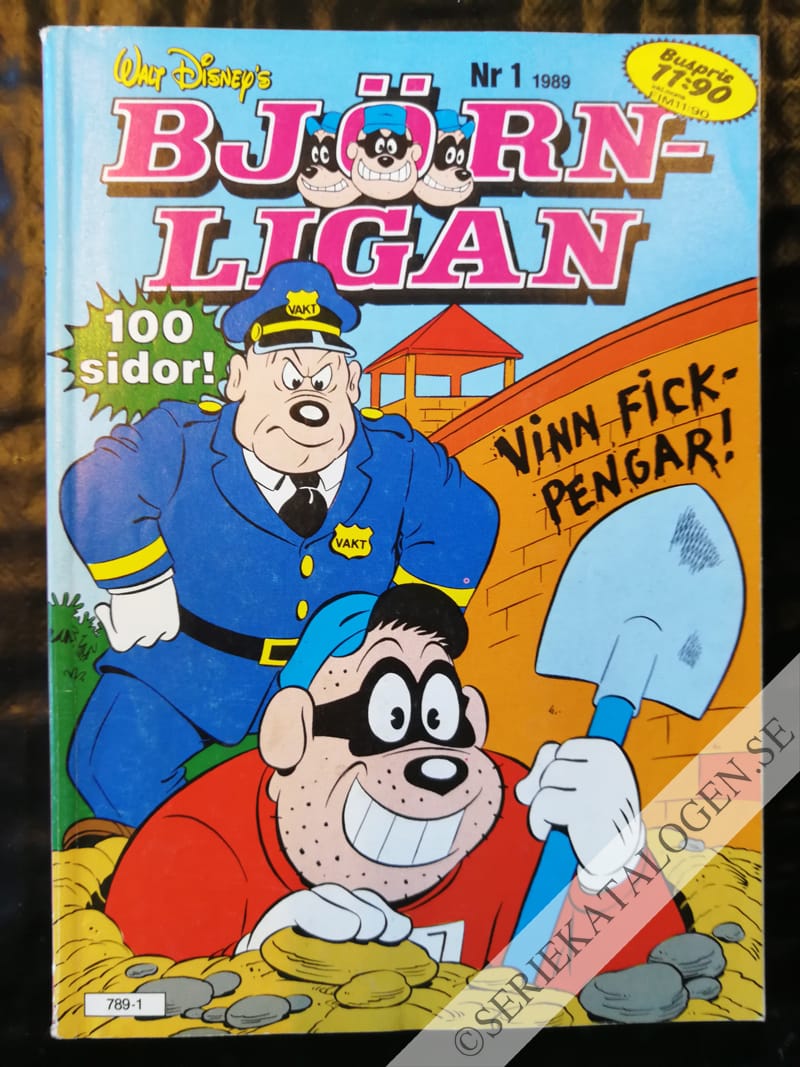 Framsida på Björnligan #1 (1989)