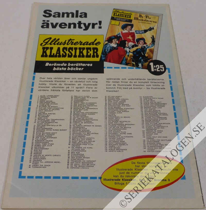 Baksida på Gröna Masken överlistar Spindeln och avslöjar hans hemliga identitet! (1967)