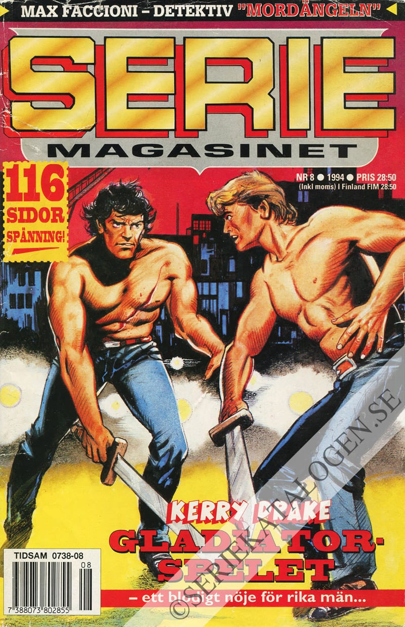 Framsida på Seriemagasinet #8 (1994)