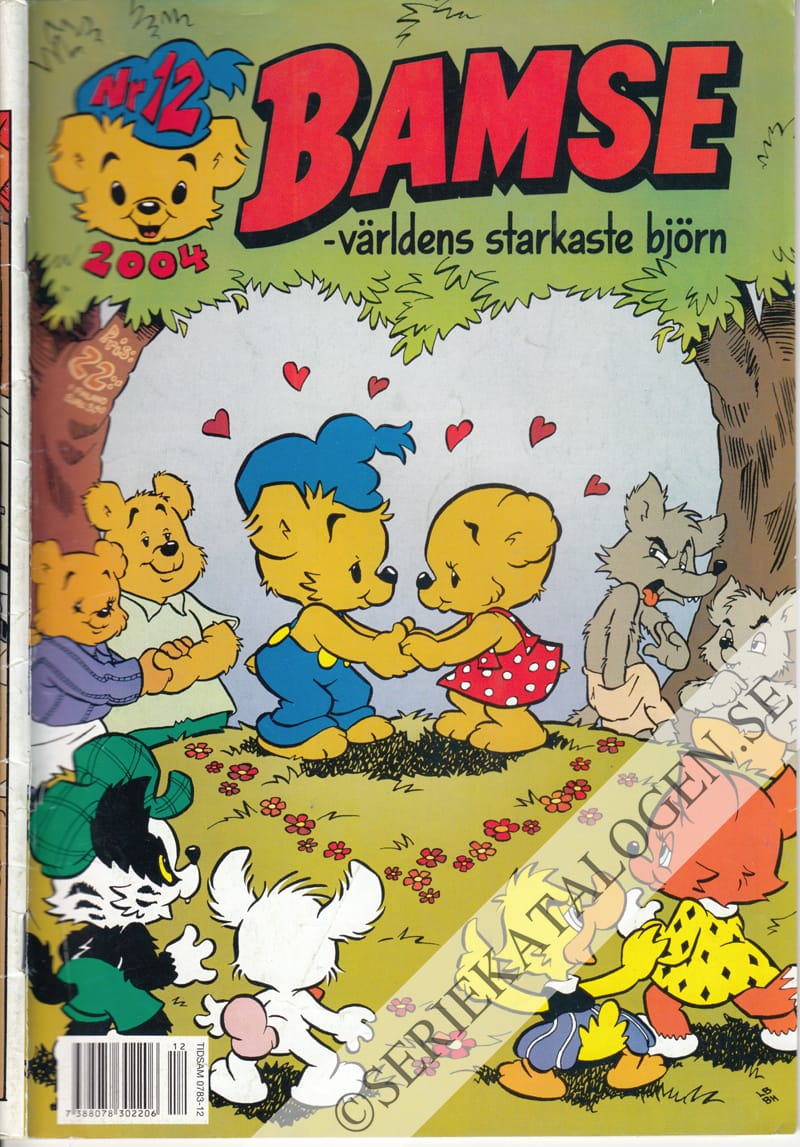 Framsida på Bamse #12 (2004)