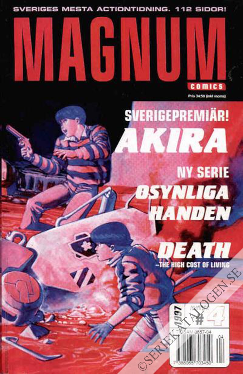 Framsida på Magnum comics #4 (1997)