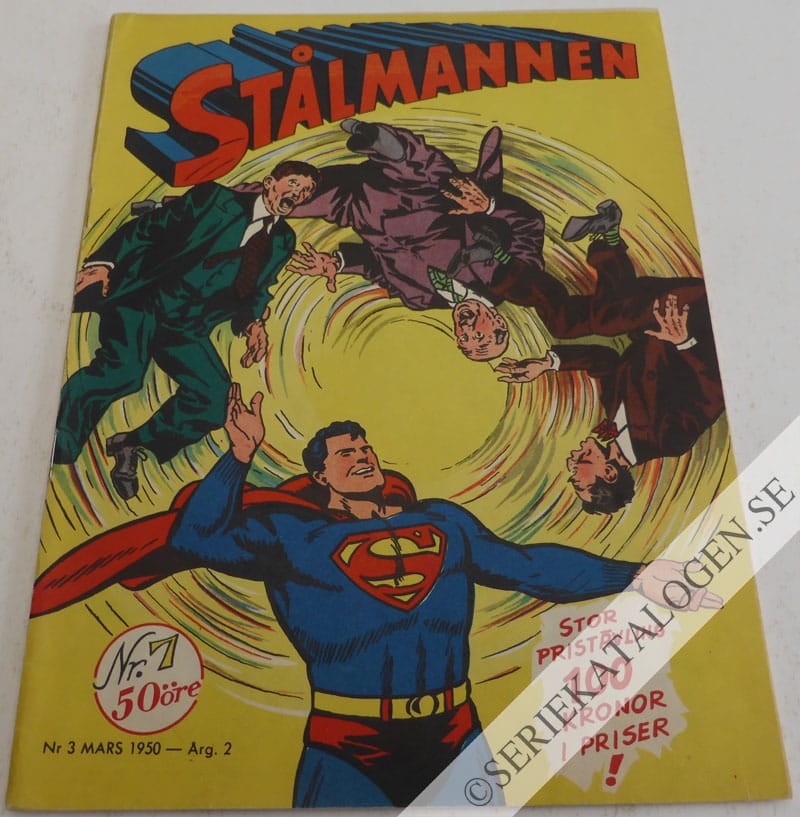 Framsida på Stålmannen #7 (1950)