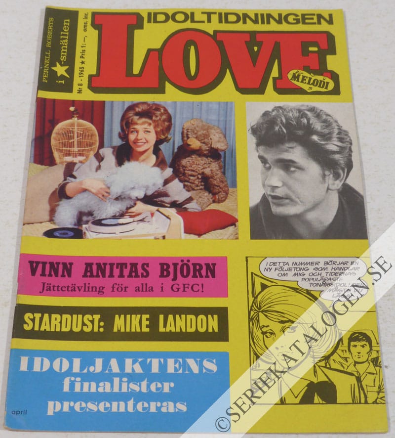 Framsida på Love! #8 (1963)