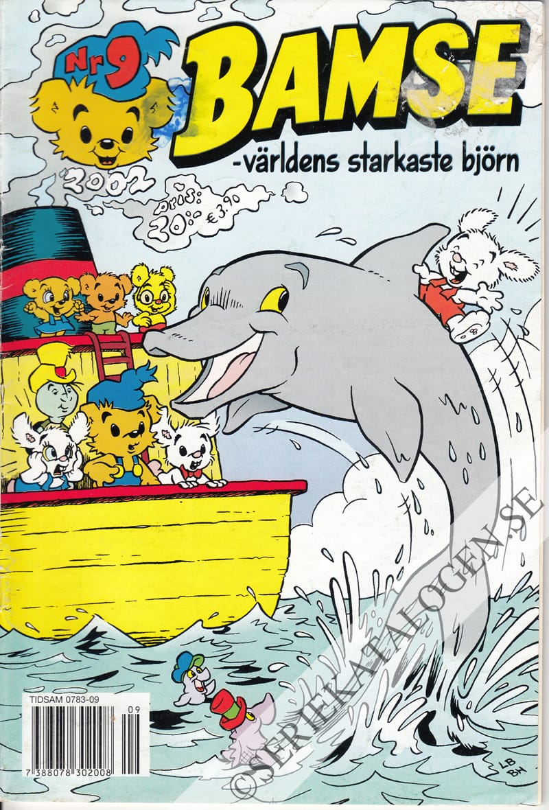 Framsida på Bamse #9 (2002)