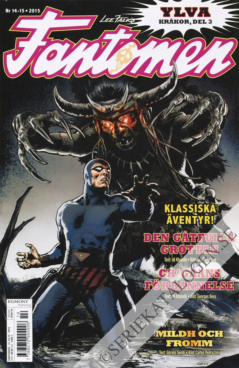 Framsida på Fantomen #14-15 (2015)