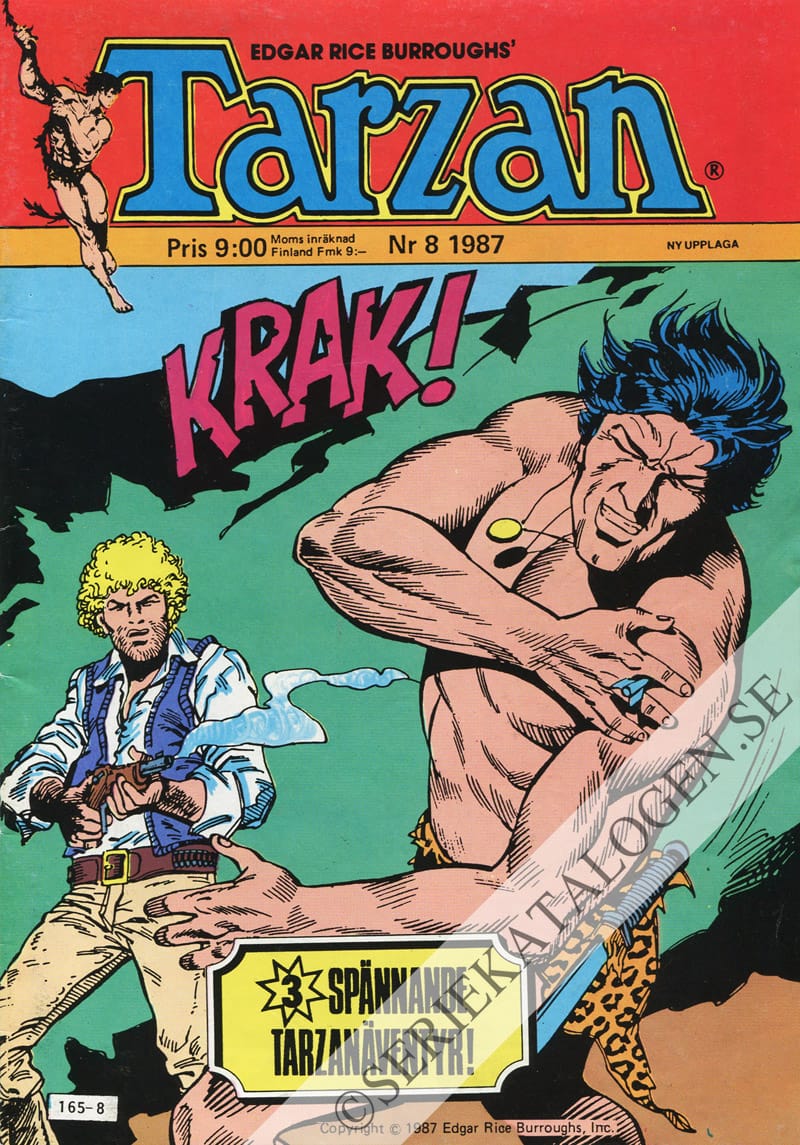 Framsida på Tarzan #8 (1987)