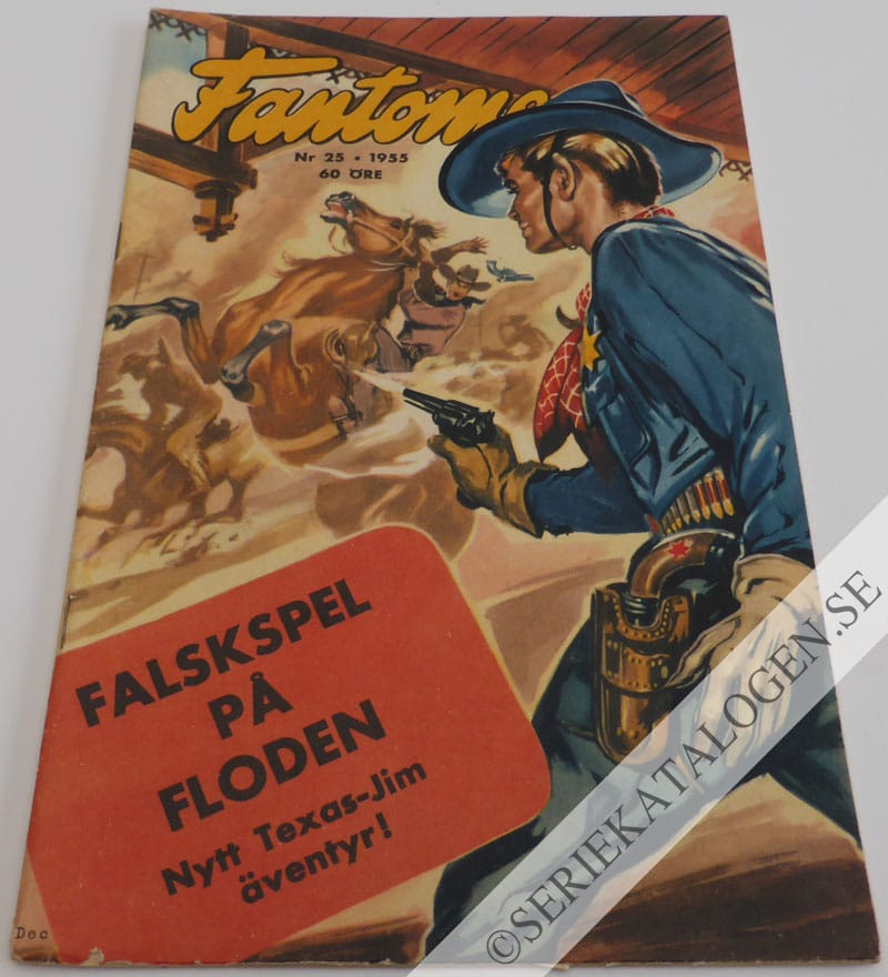 Framsida på Fantomen #25 (1955)