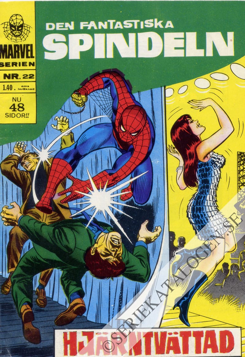 Framsida på Marvelserien Hjärntvättad (1968)