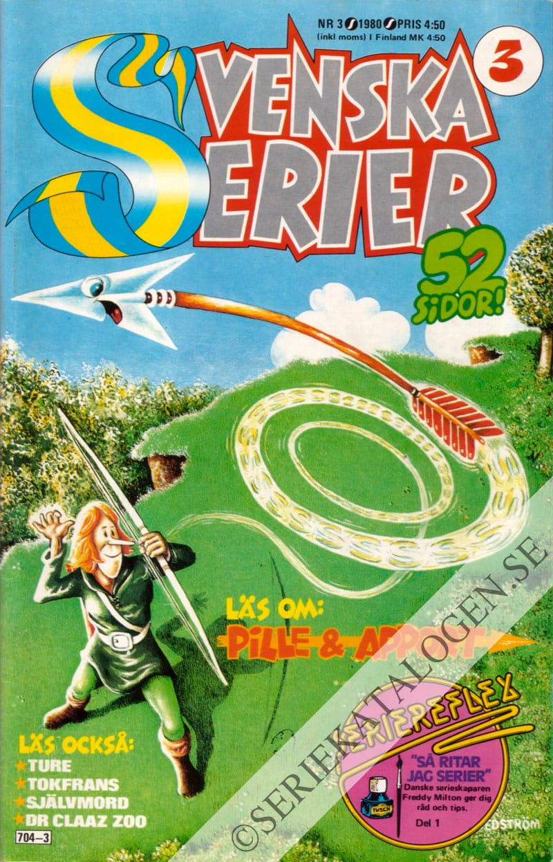 Framsida på Svenska serier #3 (1980)