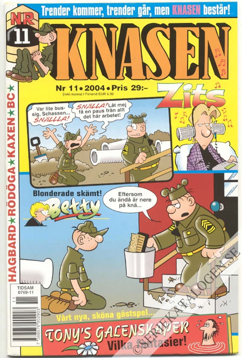 Framsida på Knasen #11 (2004)