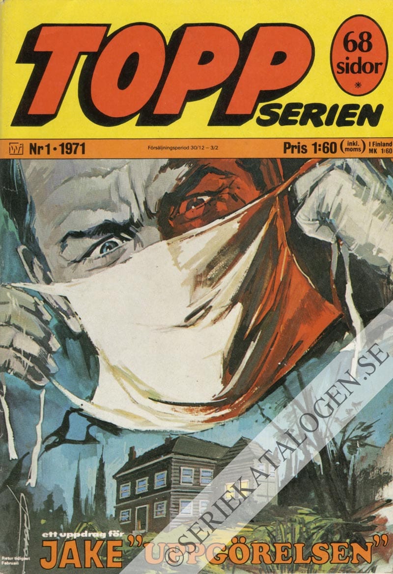 Framsida på Toppserien #1 (1971)