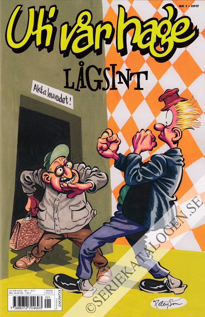 Framsida på Uti vår hage #1 - Långsint (2017)