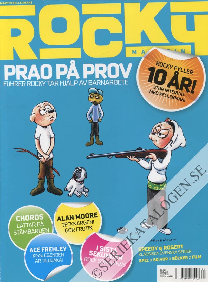 Framsida på Martin Kellermans Rocky Prao på prov (2008)