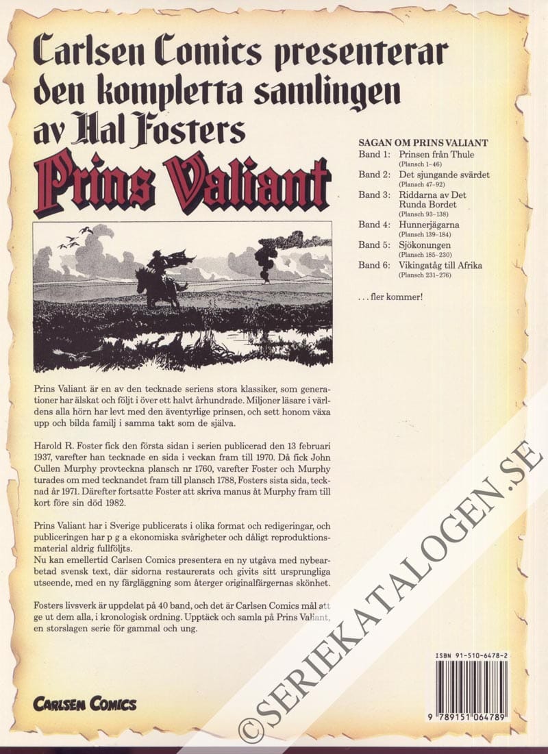 Baksida på Sjökonungen (1992)