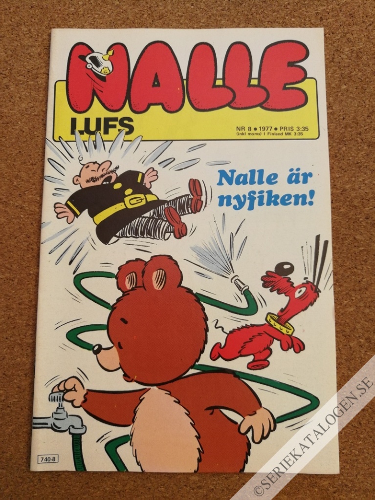 Framsida på Nalle Lufs #8 (1977)