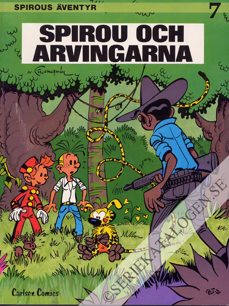 Framsida på Spirou och arvingarna (1980)