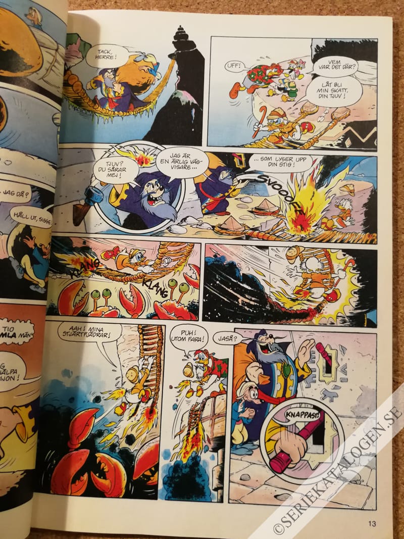 Exempel på Jakten på den försvunna lampan (1991)