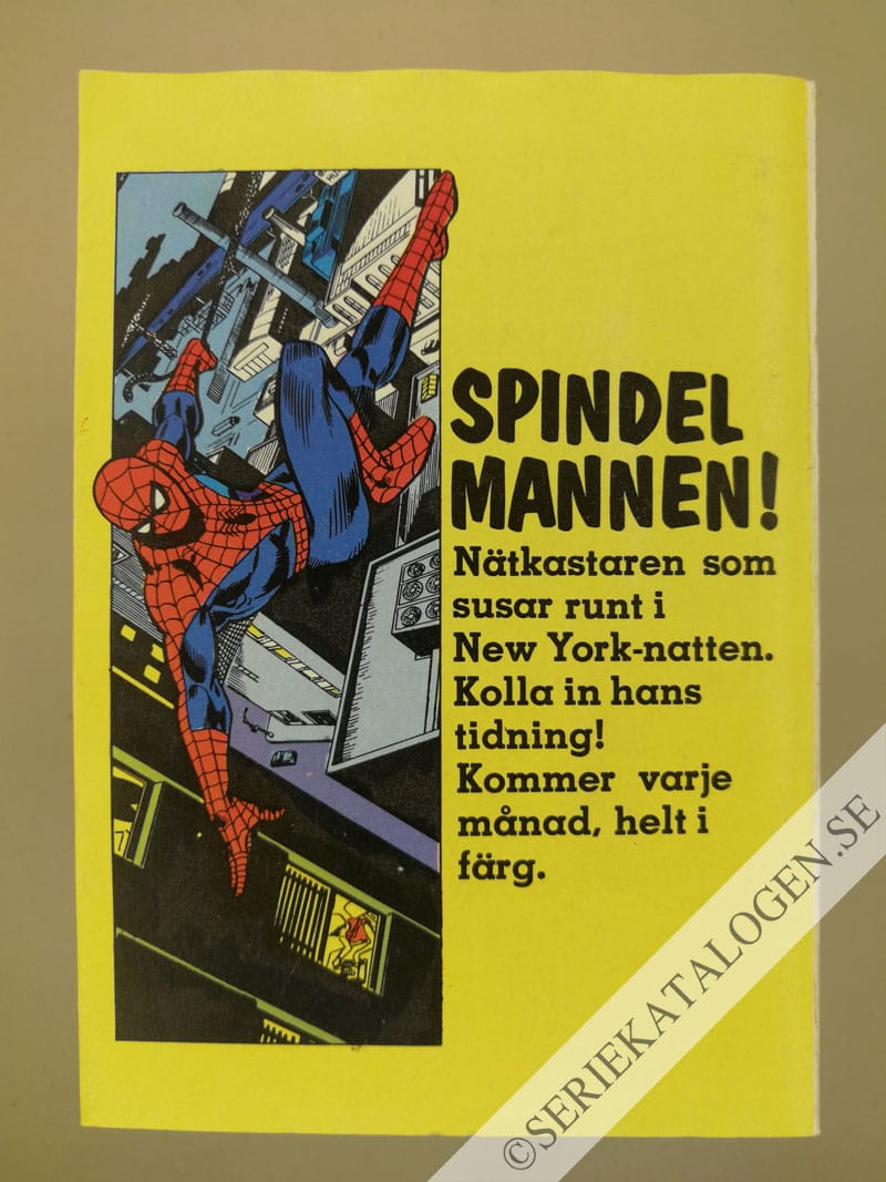Baksida på Självmordspatrullen (1984)