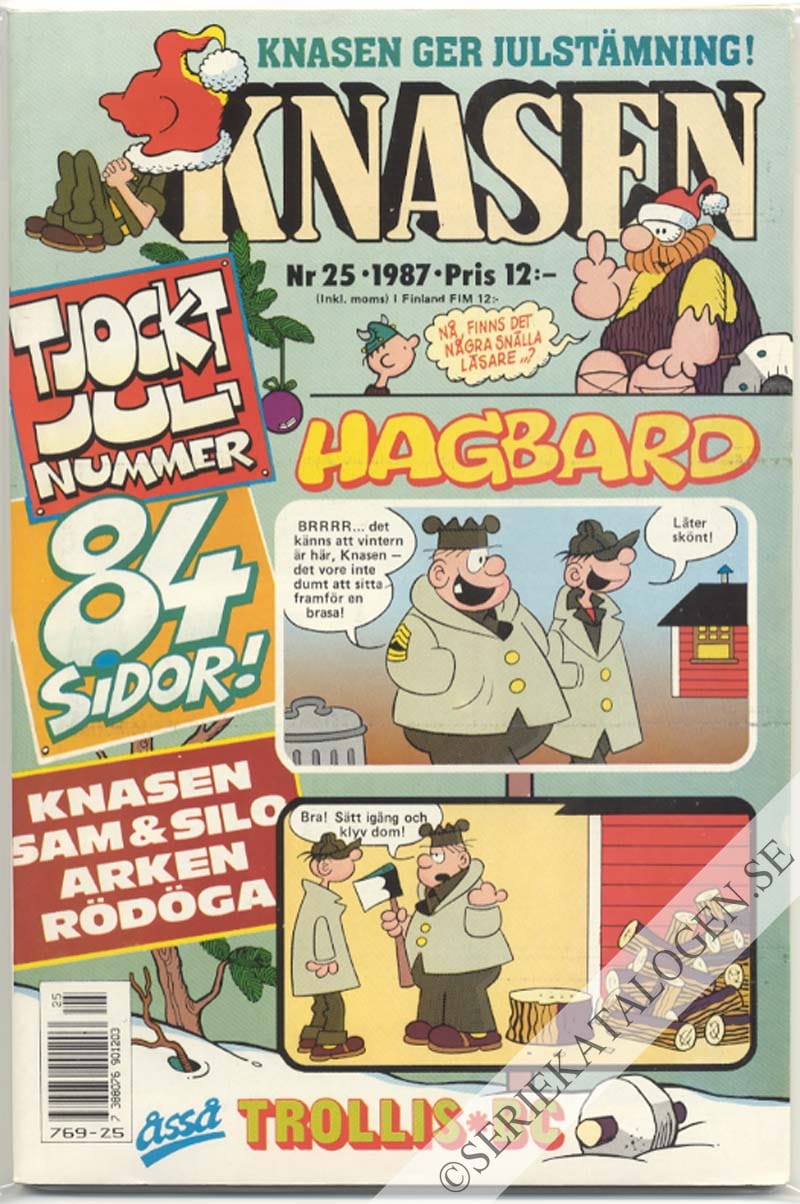 Framsida på Knasen #25 (1987)