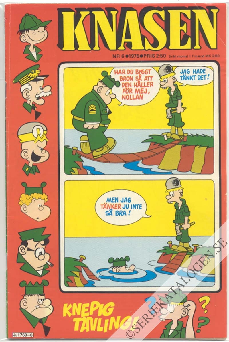 Framsida på Knasen #6 (1975)